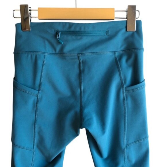 Lululemon Tight Stuff Tight II 25" Size 4 Deep Cove Teal - Picture 6 of 9